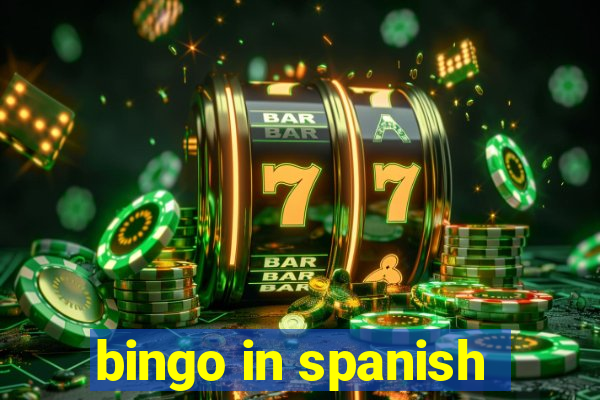 bingo in spanish