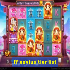 ff exvius tier list