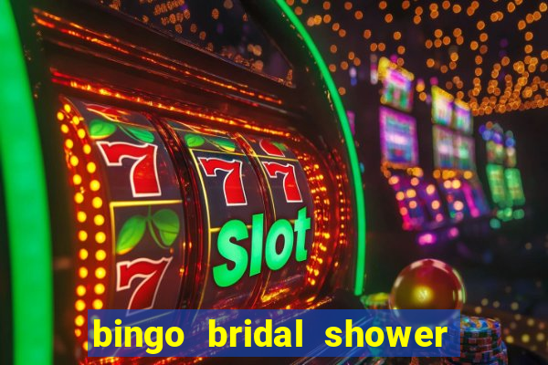 bingo bridal shower games free printables