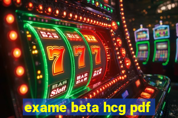 exame beta hcg pdf