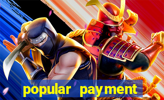 popular payment methods online casinos