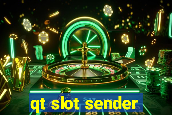 qt slot sender