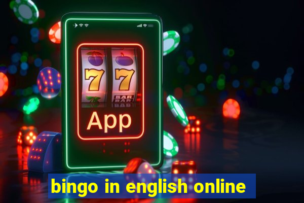 bingo in english online