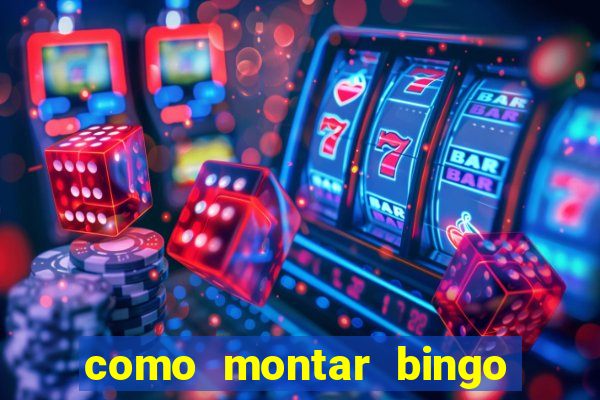 como montar bingo brinquedos toia