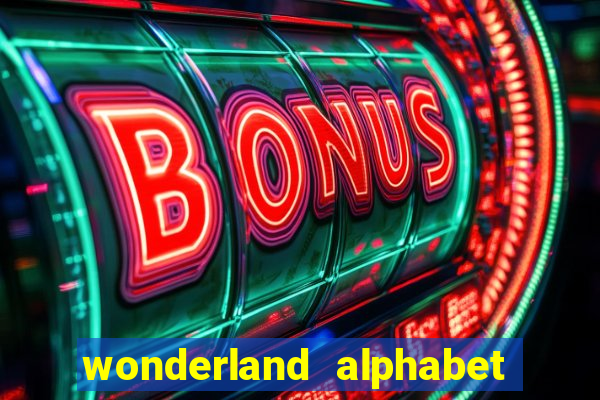 wonderland alphabet comic studio