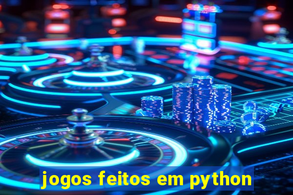 jogos feitos em python