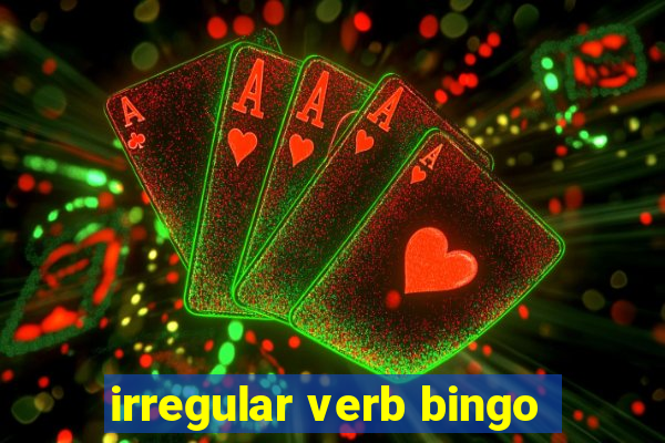 irregular verb bingo