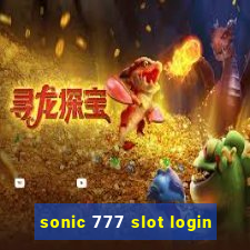 sonic 777 slot login