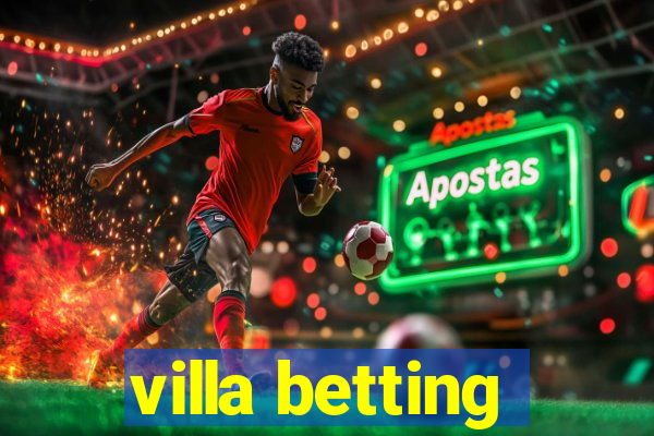 villa betting