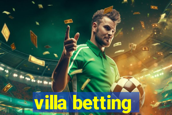 villa betting