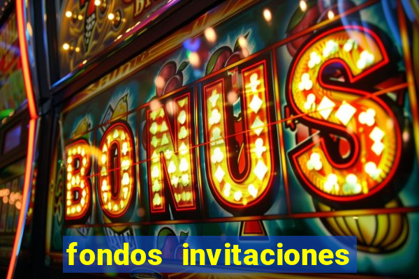 fondos invitaciones de bingo para editar