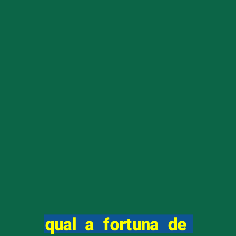 qual a fortuna de pepe moreno