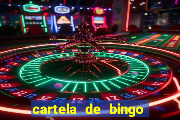 cartela de bingo do alfabeto para imprimir