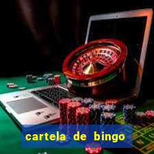 cartela de bingo do alfabeto para imprimir