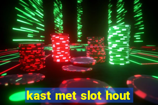 kast met slot hout