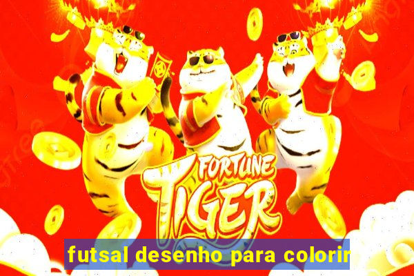 futsal desenho para colorir