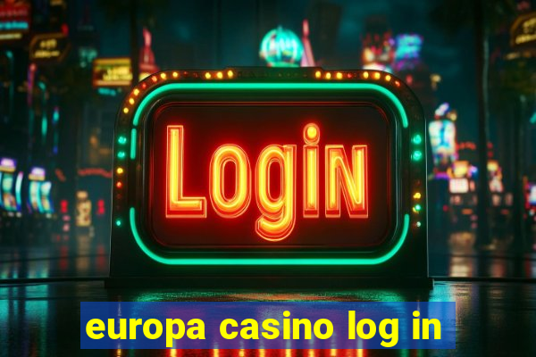 europa casino log in