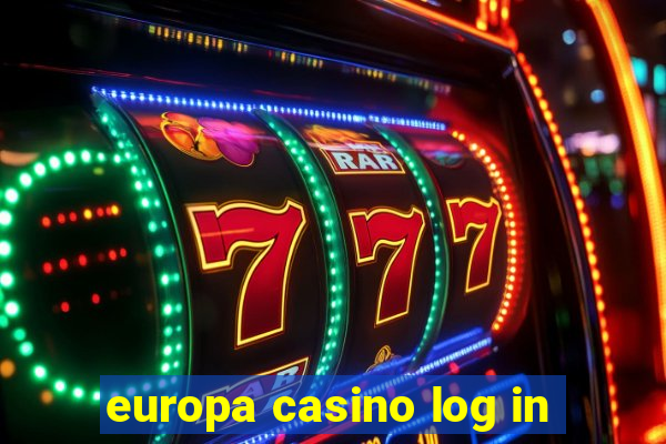 europa casino log in