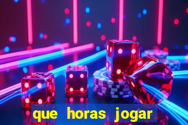 que horas jogar fortune tiger