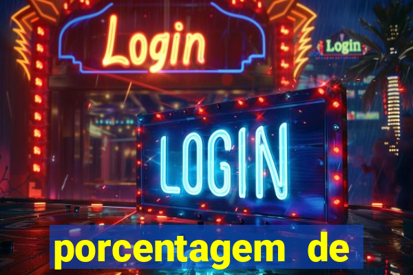 porcentagem de ganhos slots