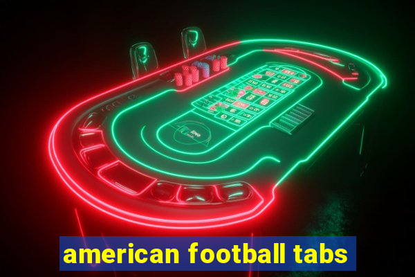 american football tabs