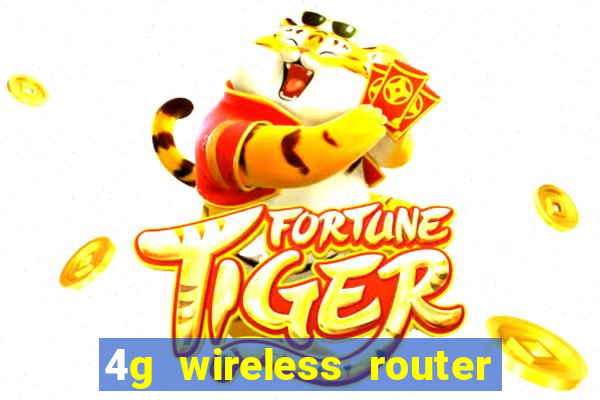 4g wireless router with sim card slot