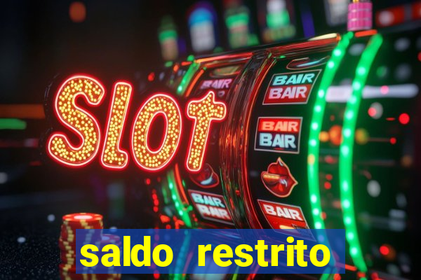 saldo restrito sporting bet