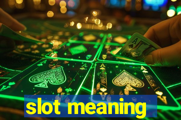 slot meaning