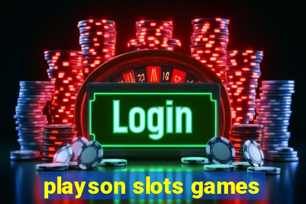 playson slots games