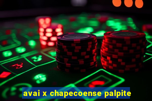 avai x chapecoense palpite