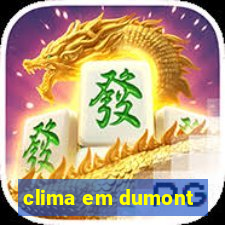 clima em dumont