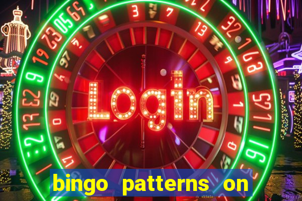 bingo patterns on slot machines