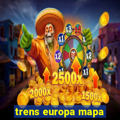 trens europa mapa