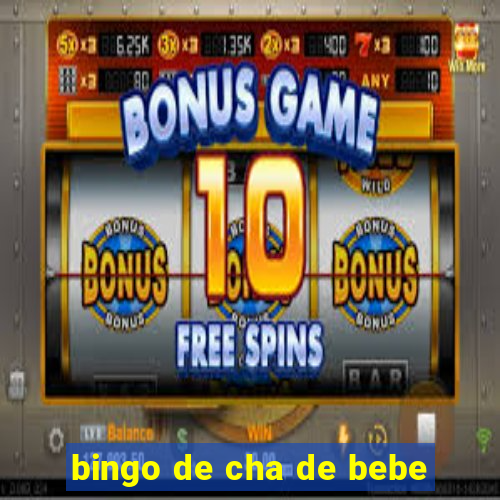 bingo de cha de bebe