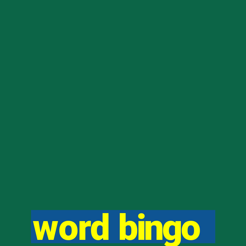 word bingo