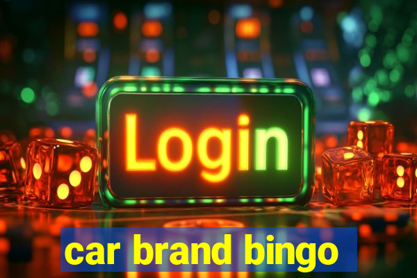 car brand bingo