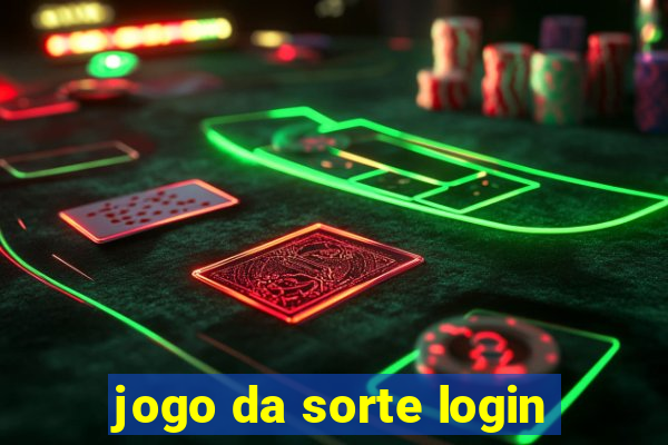 jogo da sorte login