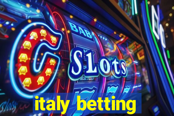 italy betting