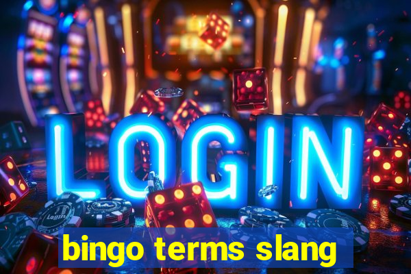 bingo terms slang