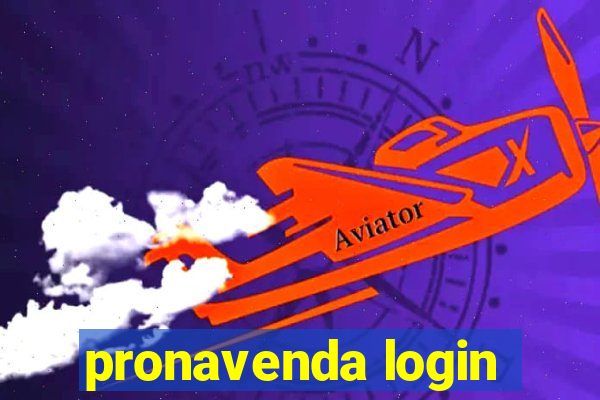 pronavenda login