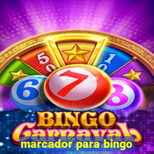 marcador para bingo