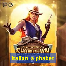 italian alphabet lore a