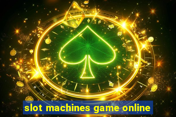 slot machines game online