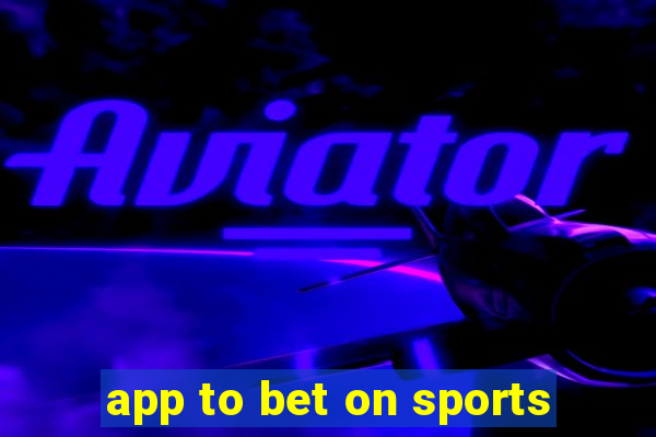 app to bet on sports