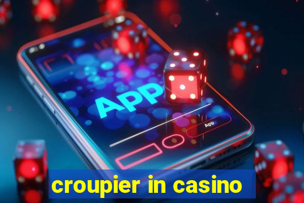 croupier in casino