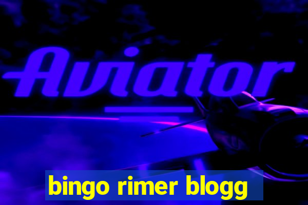 bingo rimer blogg