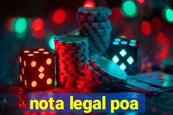 nota legal poa