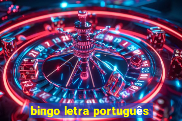 bingo letra português