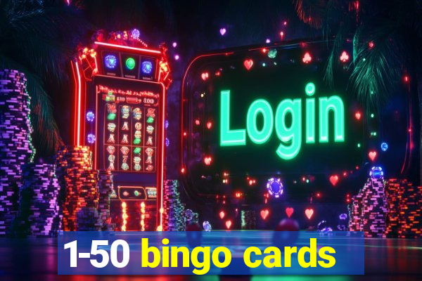 1-50 bingo cards