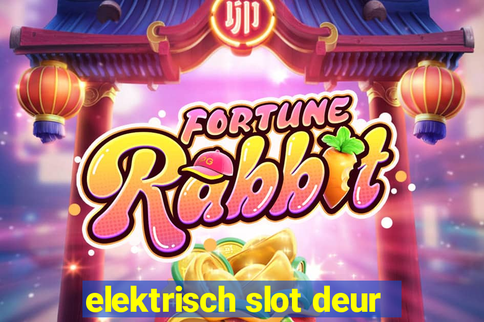 elektrisch slot deur